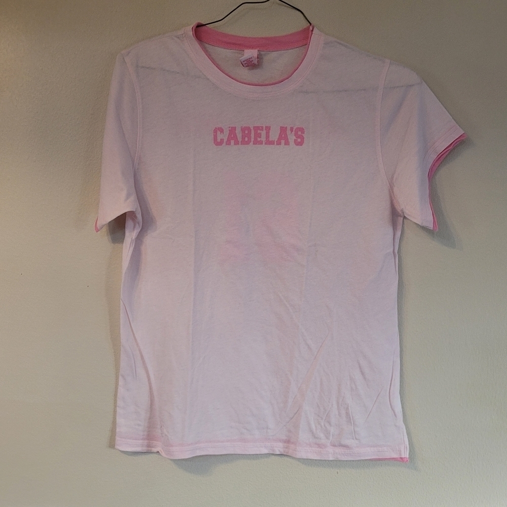 Double Pink Cabelas Outdoor Chick T-shirt Sizr XL